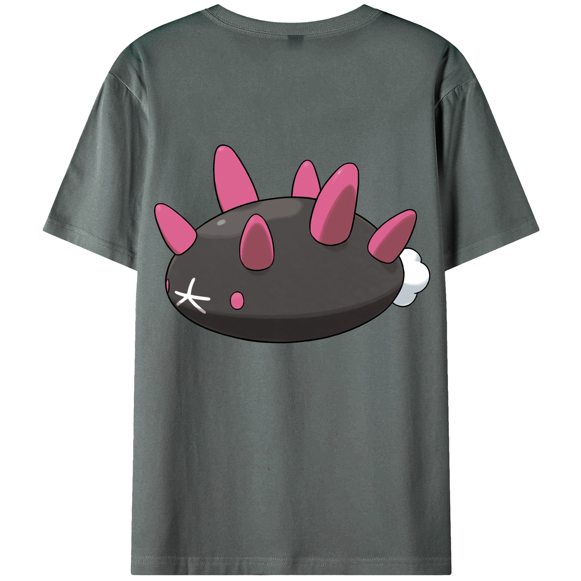 （画像用） ポケットモンスター Pokémon 綿100％ メンズ半袖Tシャツ（バックプリント） 通気性
